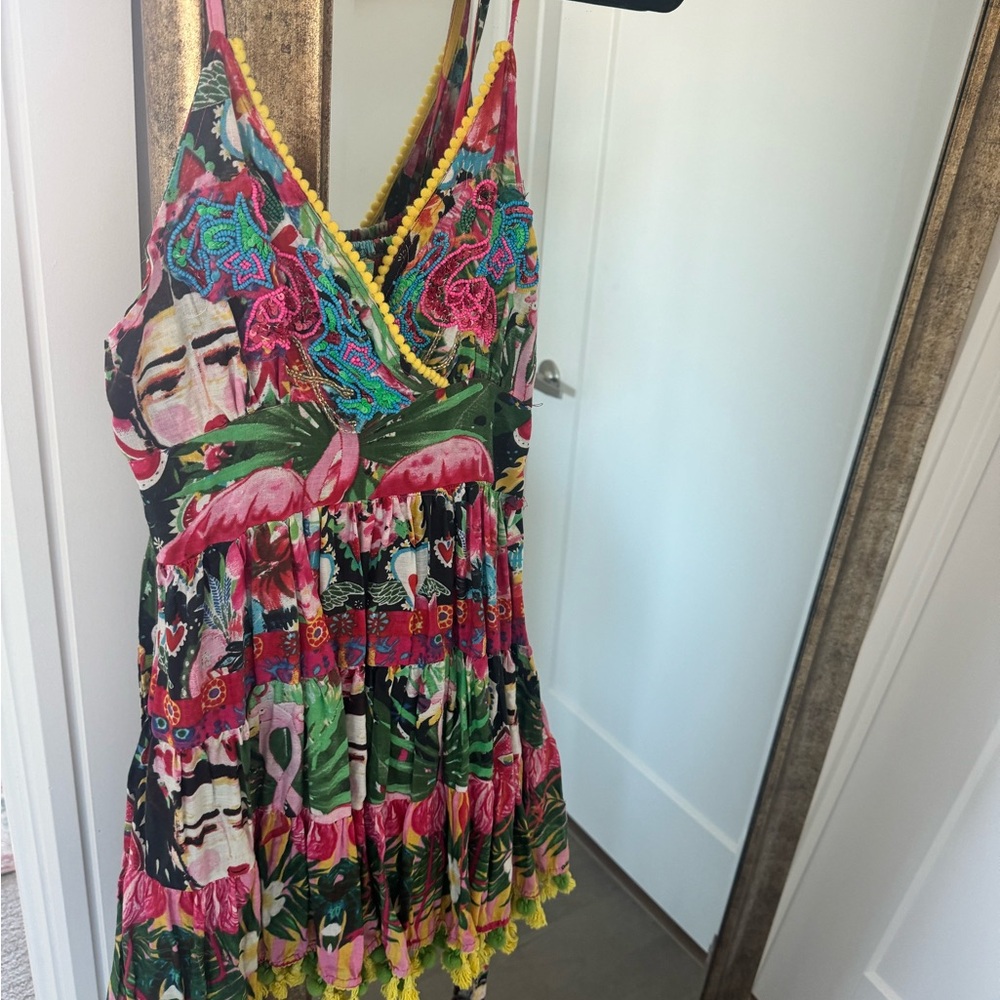Colorful Floral Mini Dress